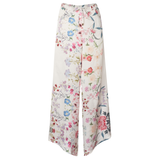 Bloom White Floral Pants