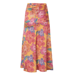 Emily Orange Bloom Long Skirt