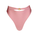 Dusk Rose Riley High Waisted Bikini Bottom