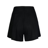 Black Nancy Linen Shorts