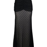 Black Mesh Selena Cover Up Skirt