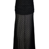 Black Mesh Selena Cover Up Skirt