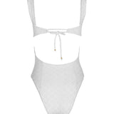 White Eyelet Genova One Piece