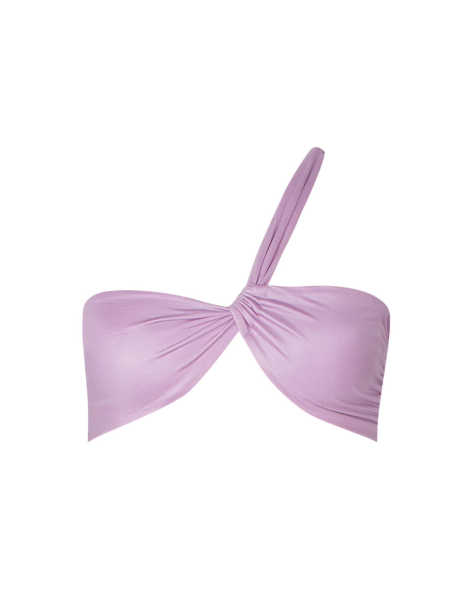 Heather Lilac Crossed Strapless Top - SOAH