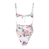 Honey White Floral One Piece