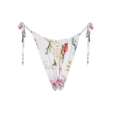 Juliet White Floral Bikini Bottom