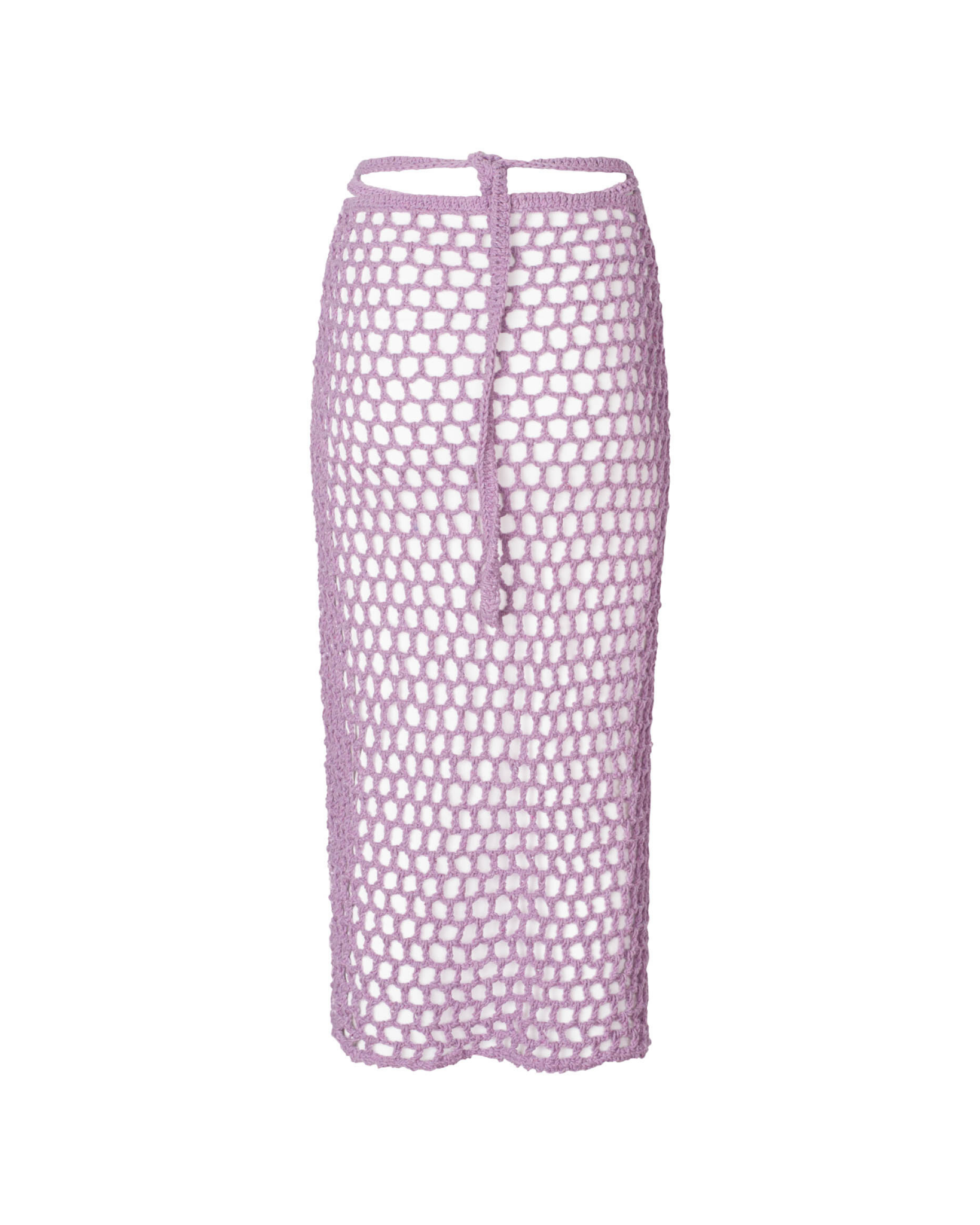 Alessia Lilac Long Crochet Skirt