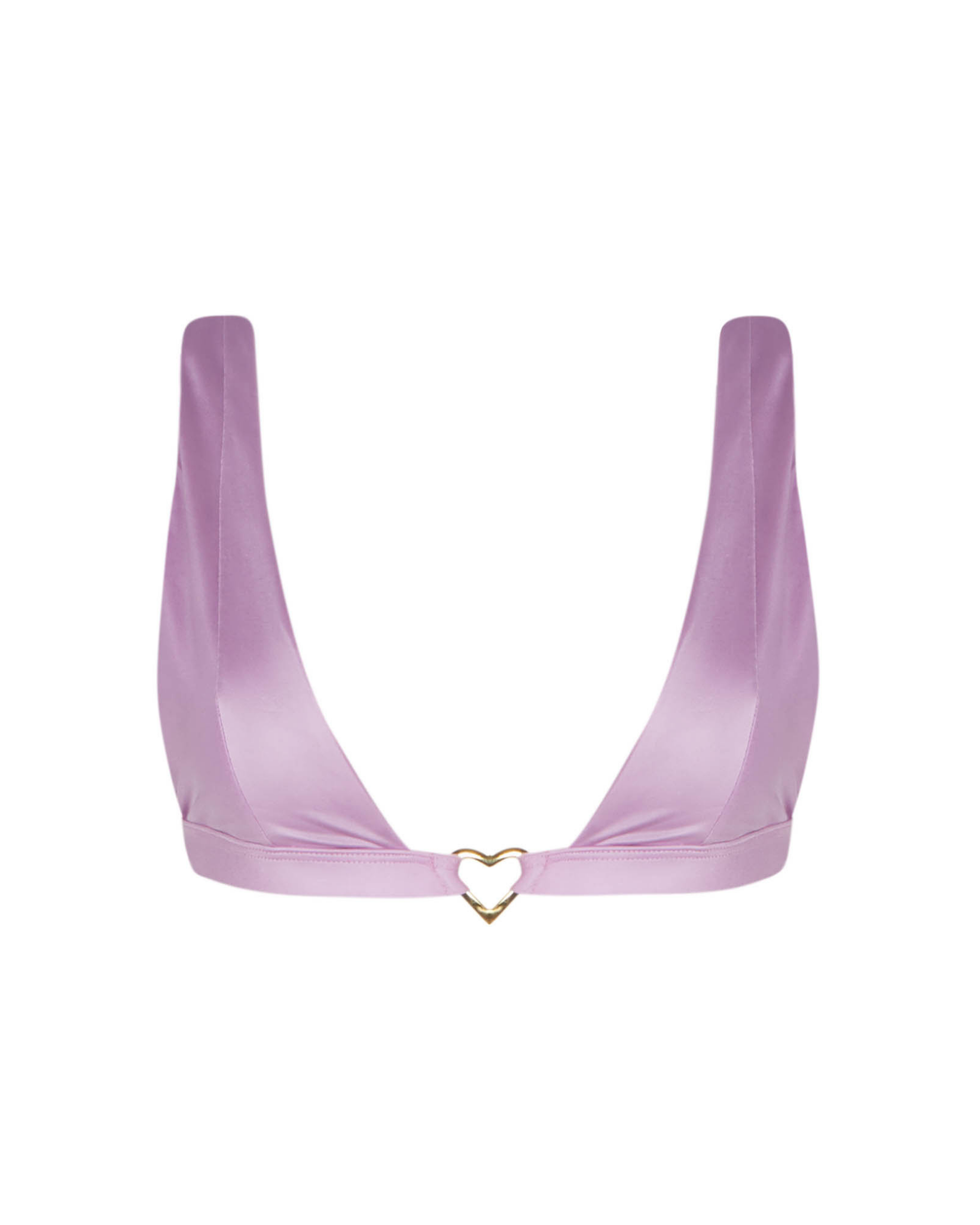 Love Lilac Triangle Bikini Top - SOAH