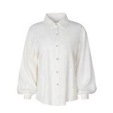 Lisa Long Sleeve Linen Blouse