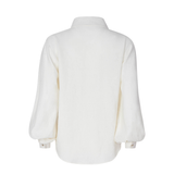 Lisa Long Sleeve Linen Blouse