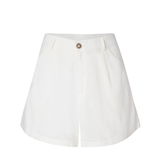 River Off-White Linen Shorts