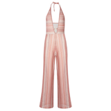 Roxanne Lace Halter Jumpsuit