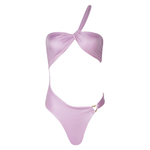 Thalia Cut Out Lilac One Piece