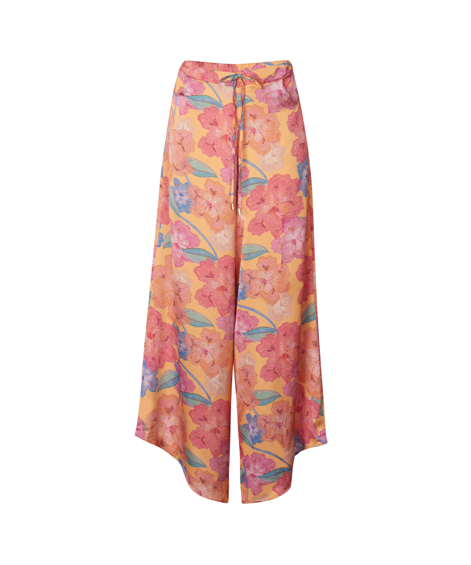 Bloom Orange Floral Pants