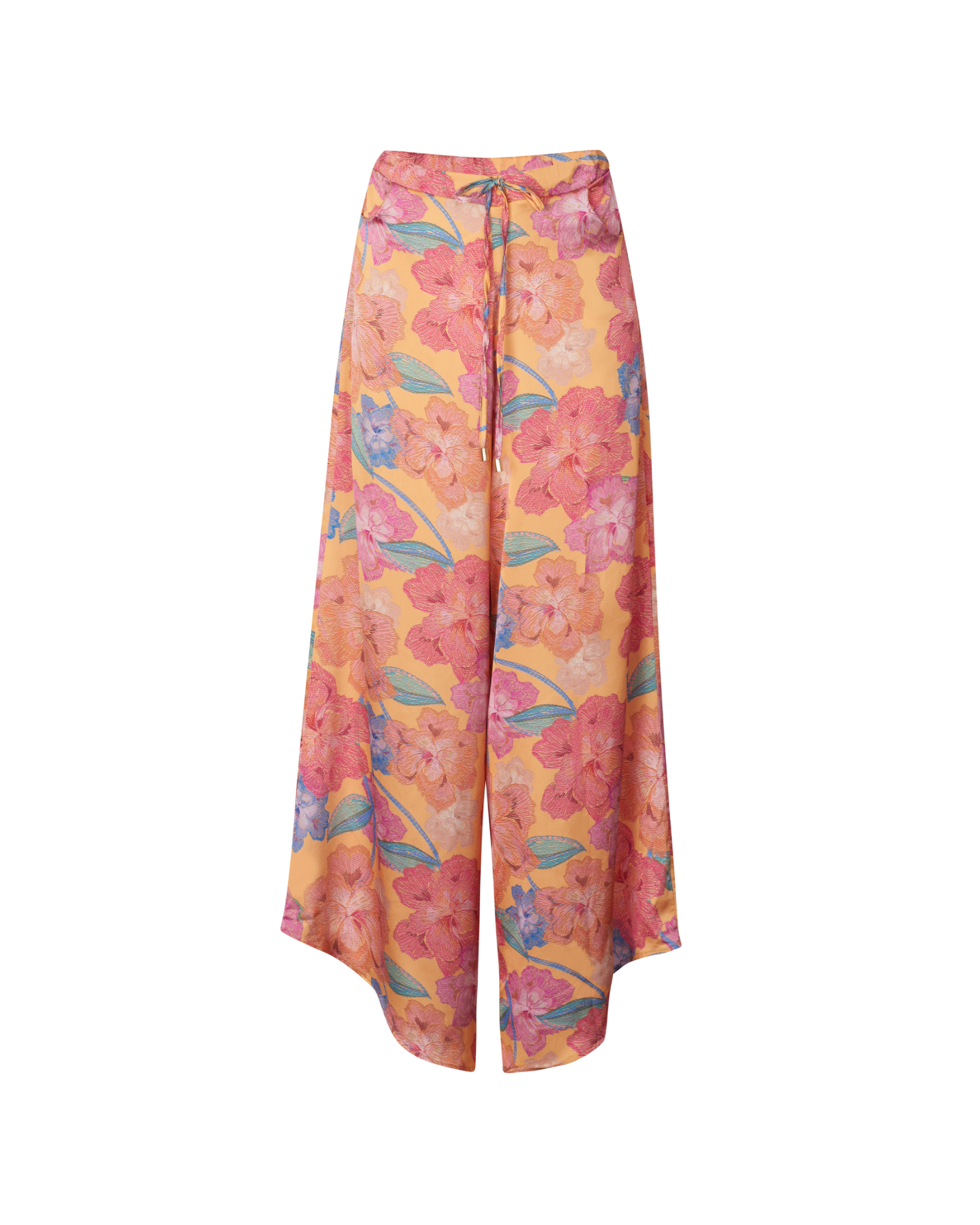 Bloom Orange Floral Pants