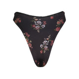 Midnight Roses Sarah V-cut Bikini Bottom